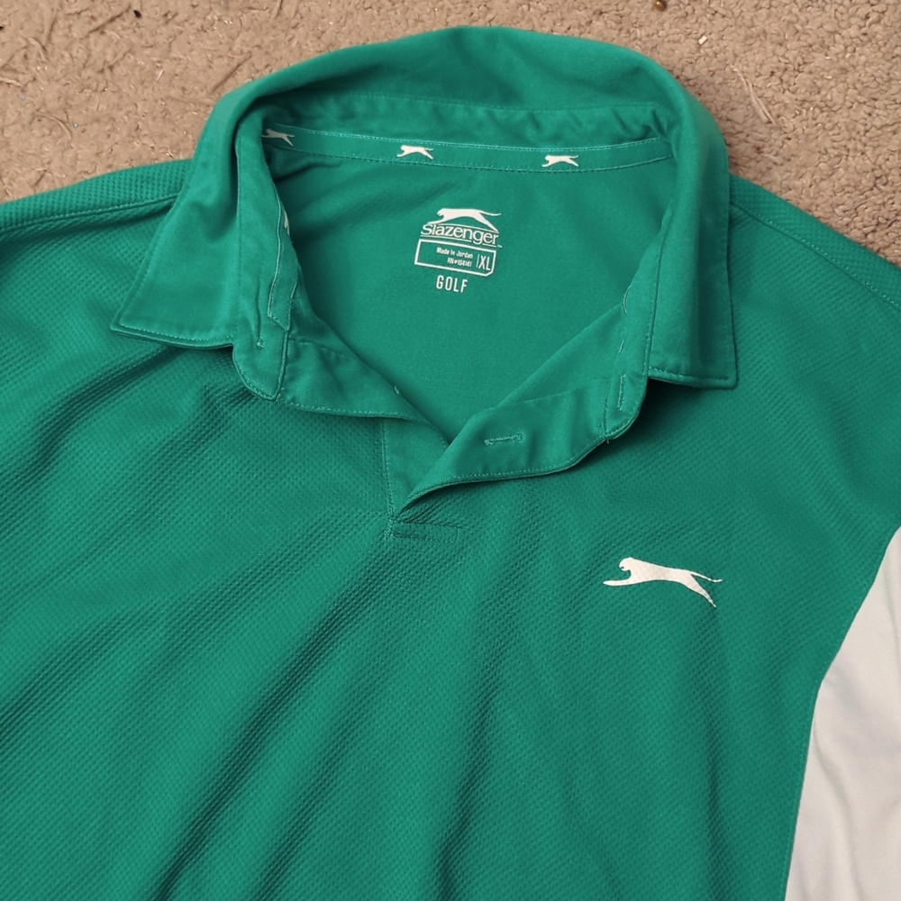 Slazenger xl golf polo green